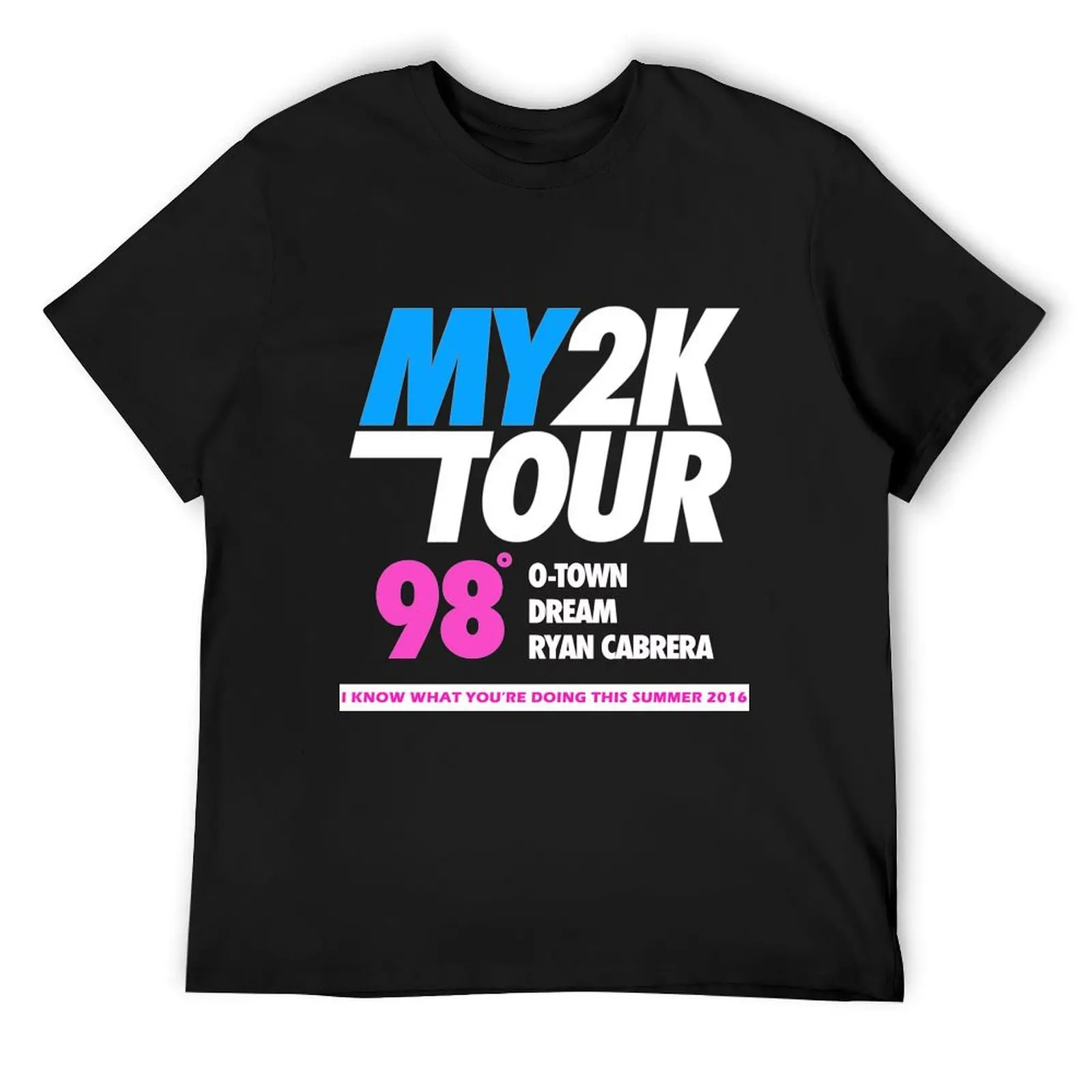 

Hits 98 DEGREES LOGO TOUR 2016, футболка в стиле аниме, рубашки с рисунком, роскошная футболка, футболки для мужчин