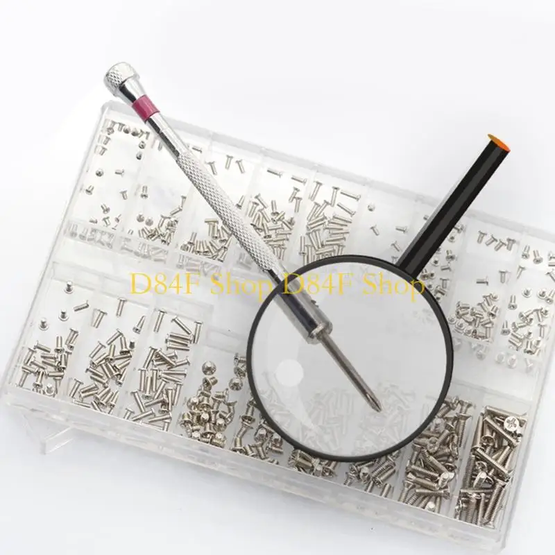 D84F 500Pcs 18 Types Mini Screw DIY Laptop Computer Assemble Repair Screws