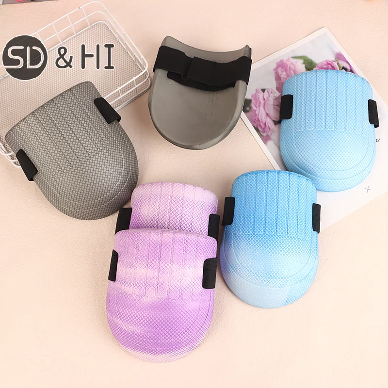 1Pair Knee Protection Pad Working Soft Foam Padding Tile Mud Worker Knee Paste Floor Brick Artifacts Moisture Thickening Kneepad