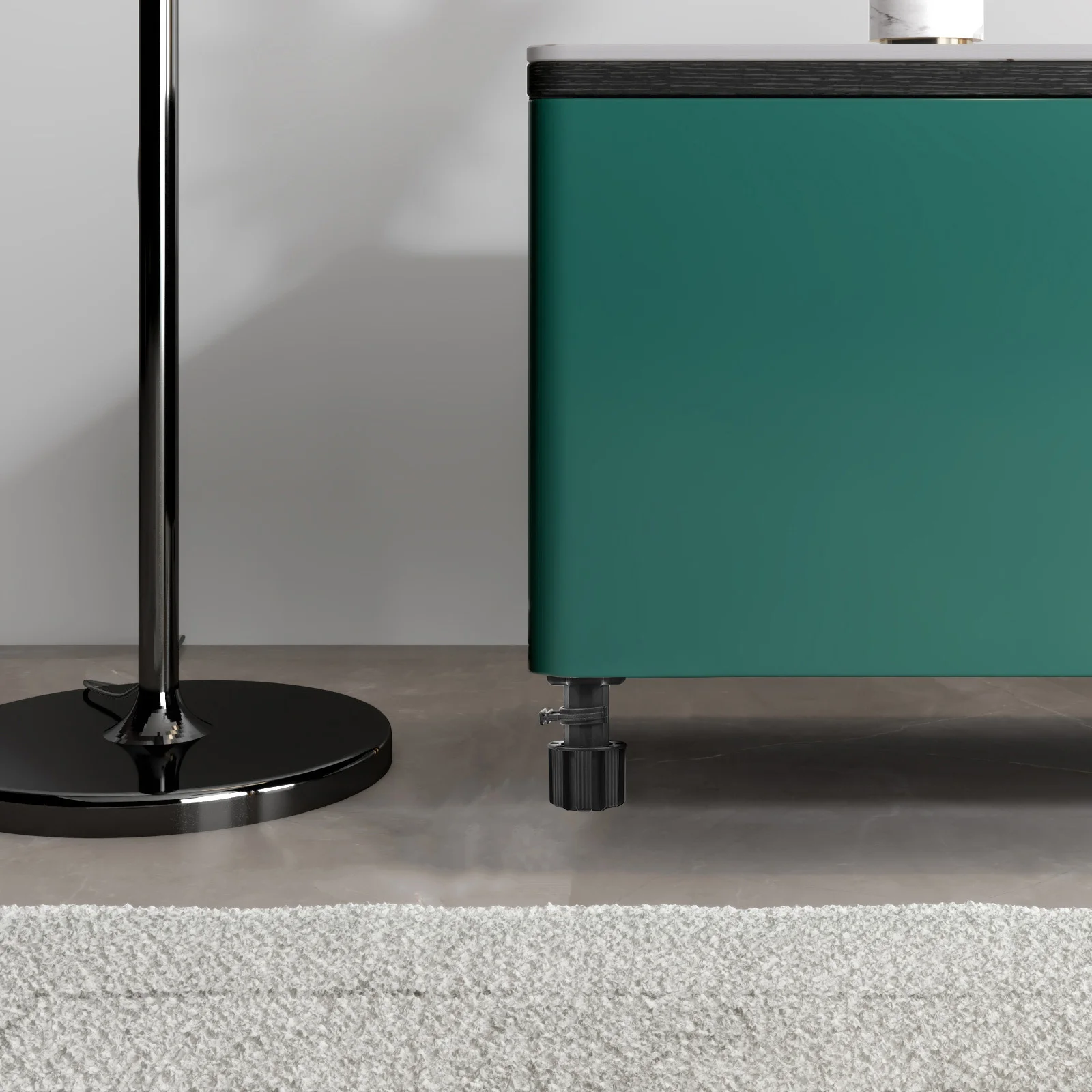 

4Pcs Cabinet Legs Adjustable Furniture Feet Heavy Duty PP Support for Kitchen Shoe Wine Cabinets Non-Skid Levelers