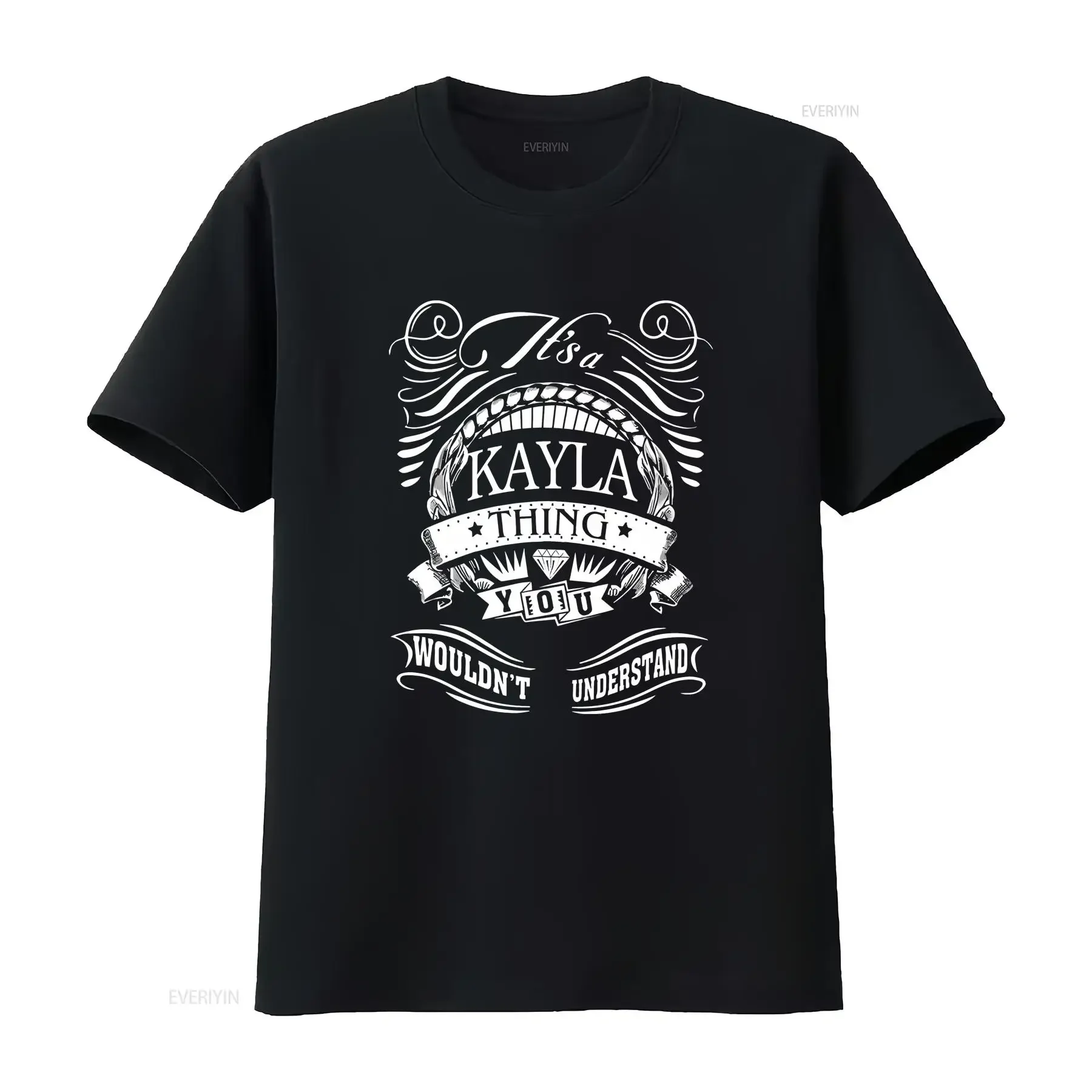 Its A Kayla Thing Name You Wouldnt T Shirt vintage Washed Top For Everyday Wear Soft streetwear Unisex Versatile graphic