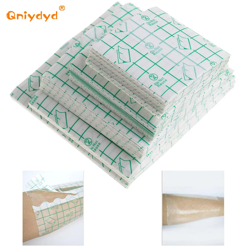 50 قطعة مقاوم للماء لاصق شفاف تضميد الجروح المثبت الجص تمتد تثبيت الشريط #2