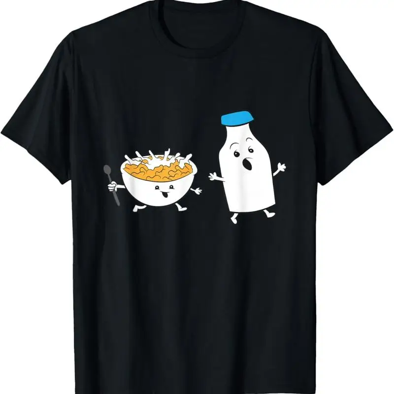 Cereal Chasing Milk Cornflakes Frühstücks-T-Shirt