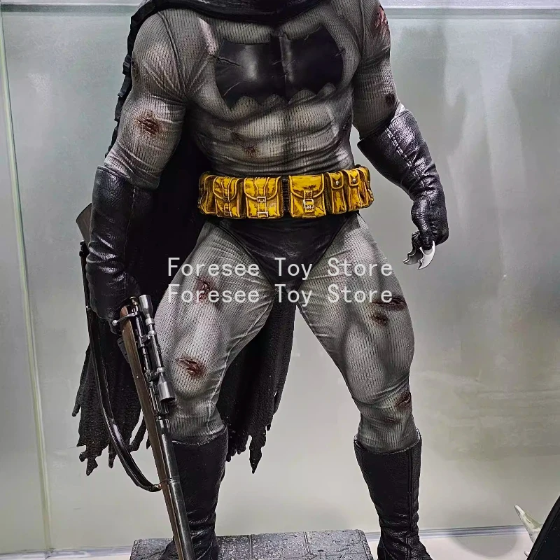 110cm P1S Same Style 1/4 Batman Figure DC The Dark Knight Returns Anime Figure Desktop Decorations Collectible Best Gift for Boy
