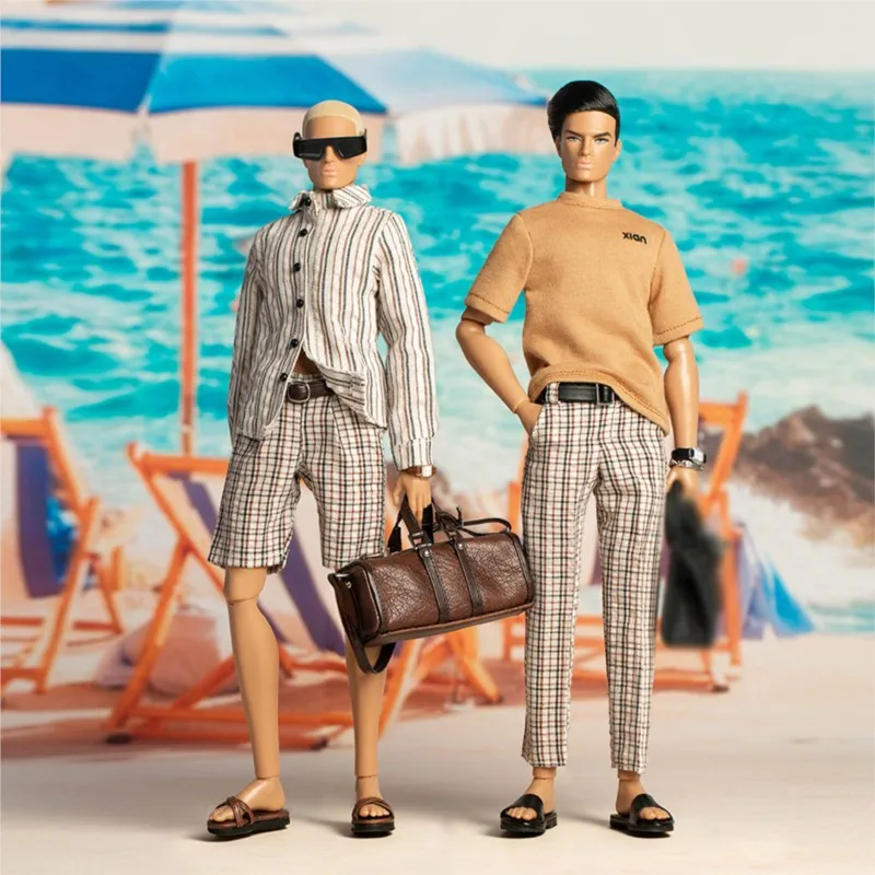 Xianxian First Male David Doll 1/6 Male Supermodel Doll Vacation Series 12 Joint 33cm Man Doll With Clothes Parts Collect Toys
