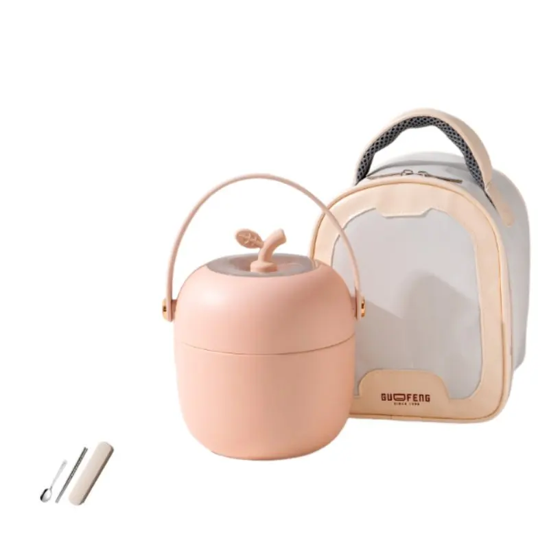 304 Stainless Steel Lunch Box, 24-Hour Insulation, Large Capacity, Leakproof, Portable Bento for Autumn Winter Meals view 5