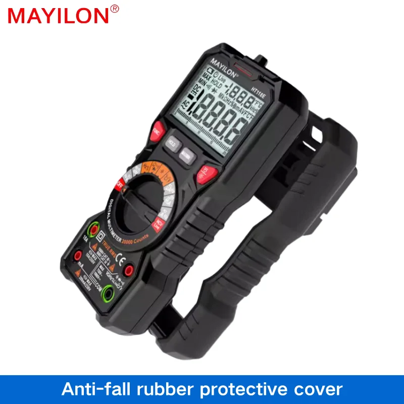 MAYILON HT118E High Precision Multimeter, Full Intelligent, Anti-burn Maintenance, Four-and-a-half-digit Multim