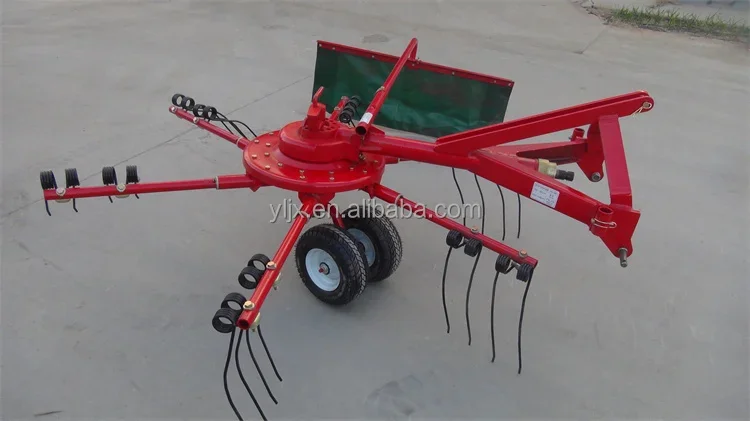 factory price tractor mouted hay rake hay rake steel spring tines