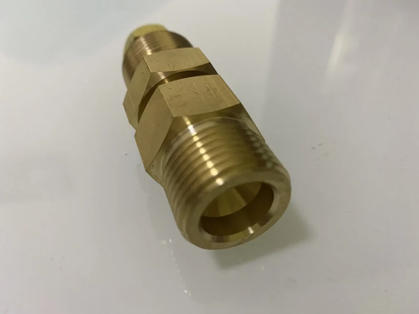 Imagem -03 - Adaptador de Cilindro de Gás Importado g5 Junta Esférica de Fio Externo Toda a Junta Flexível de Cobre Cga540 a 8