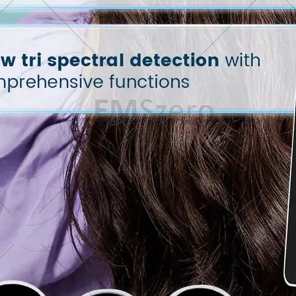 DS 3 Professional Hair Scalp Analyzer 16MP HD Tri Spectral Detection AI Intelligent Analysis Hair Follicle Diagnosis Machine