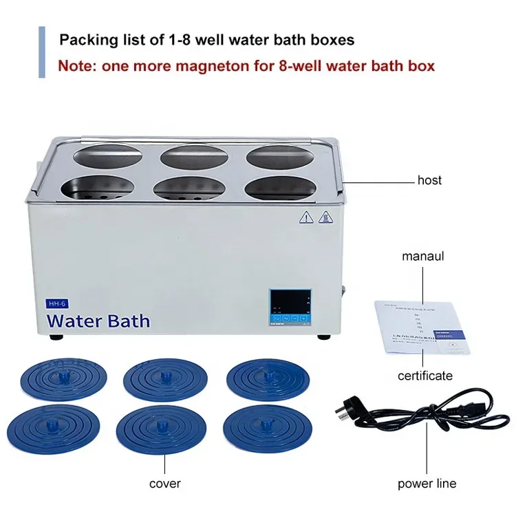 

Digital Thermostatic Lab Water Bath for Scientific Research with Precision Temperature Control Heating
