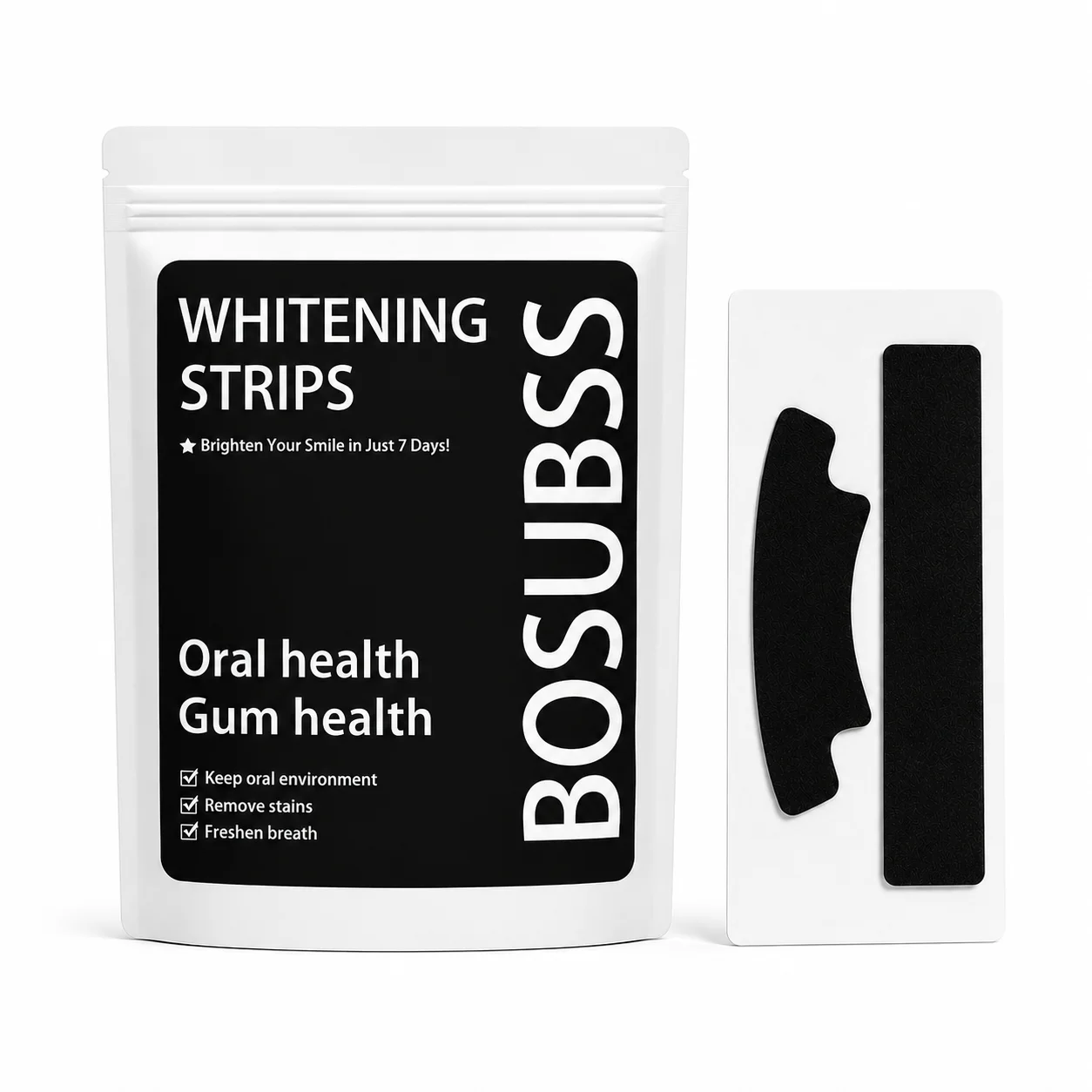1 paire de bandes de beauté buccale, patchs souriants quotidiens, bandes de soin du sourire faciles à utiliser pour la routine à domicile