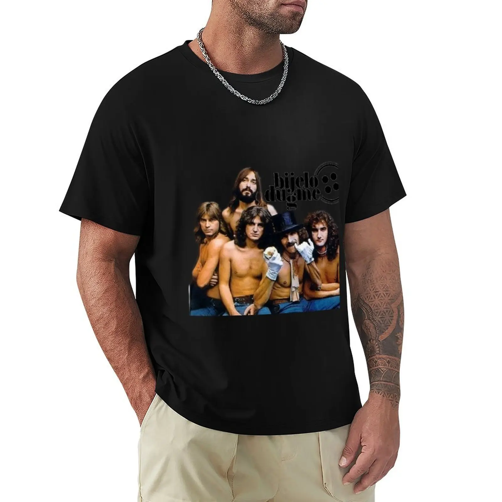 

Copy of Bijelo dugme T-Shirt Basic Casual Short Sleeve Cotton Shirt