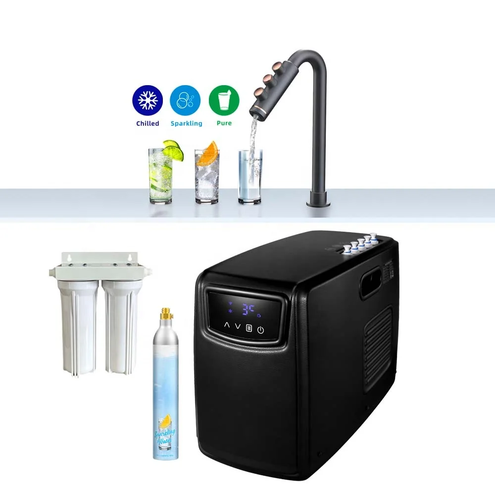 

Under Counter Stainless Steel Water Cooler Electric Cooling Water Chiller Instant Hot and Cold Chilled Water Cooler Dispenser