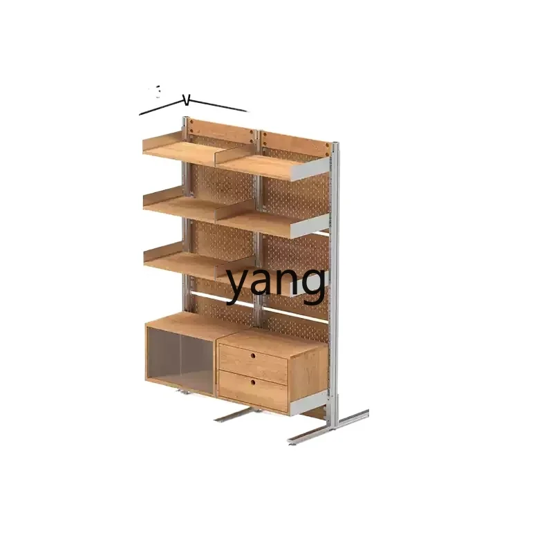 

LH Floor-to-ceiling shelf Solid wood screen partition No punching storage wardrobe Hole board Bookshelf