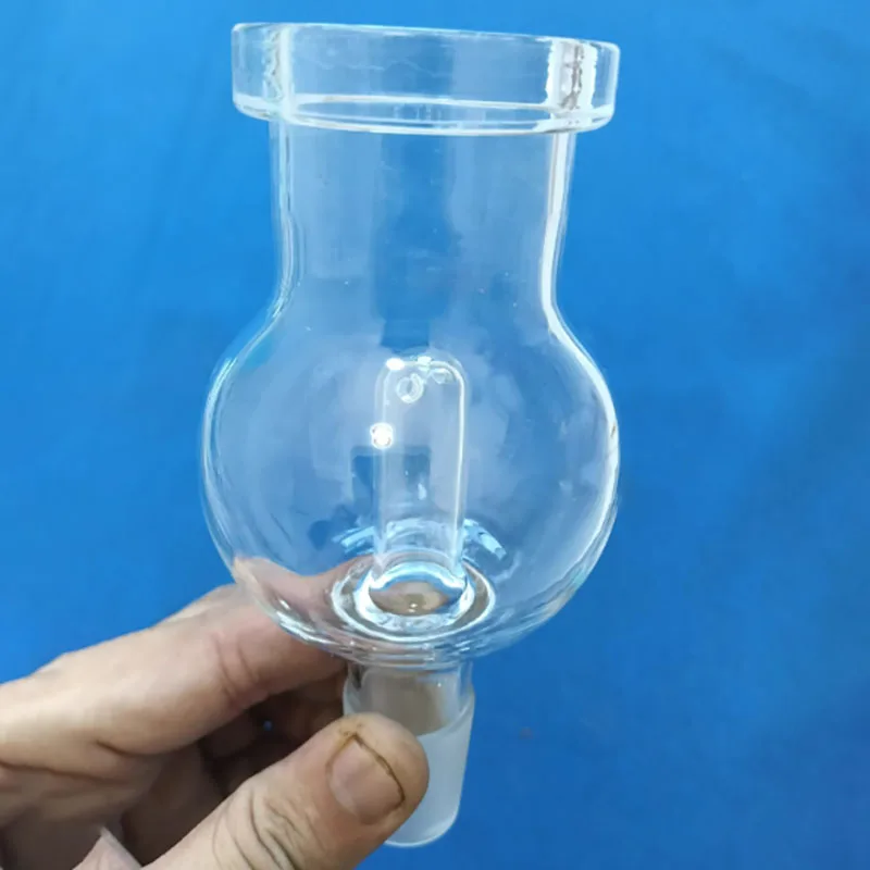 Rotary evaporator flange anti-splash ball straight explosion-proof buffer ball upper flange 50mm lower grinding plug 24