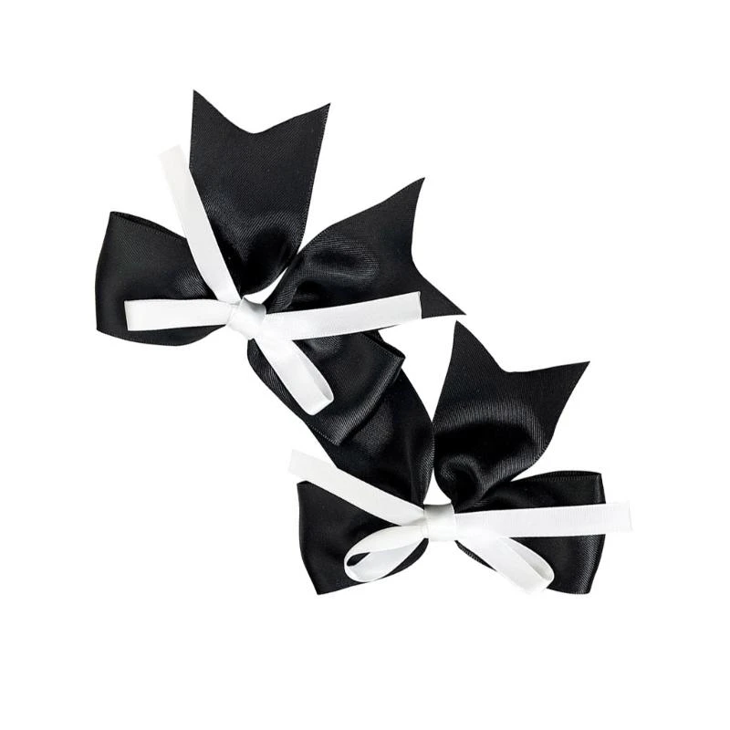 

Заколка для волос с милым галстуком-бабочкой, двухслойная заколка для волос, боковая шпилька, инструмент для укладки женских