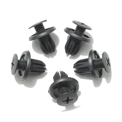 10mm 펜더 범퍼 나사 푸시 유형 플라스틱 리벳 패스너 클립 Toyota Chery Ford 범용 자동차 플라스틱 리벳 패스너