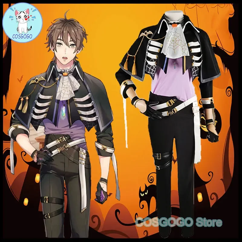 Eiden Halloween Suit Game Nu Carnival Cosplay Costumes Anime Clothing Fancy Party Suit Coat Shirt Pants Full Set