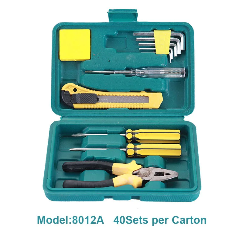 Home Combination Hand Tool Kits Car Gift Toolbox Portable Auto Electrical Repair Tools Kit Household Emergency Hand Tool Set