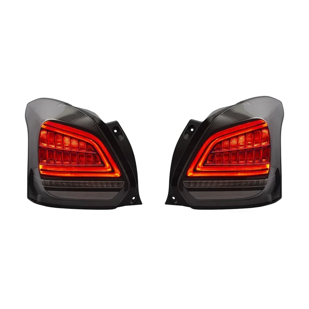 سيارة مصباح ليد خلفي تعديل مجموعة مصابيح خلفية لسوزوكي سويفت 2023 DRL الفرامل إشارة عكس الضوء المبيعات الساخنة قسط دائم