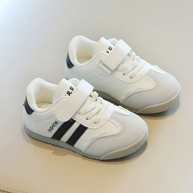 Children's Sneakers Spring Autumn Boys Causal Sports Kids Running Walking Shoes Fashion Girls Tennis Shoes Soft Soled Hook Loop