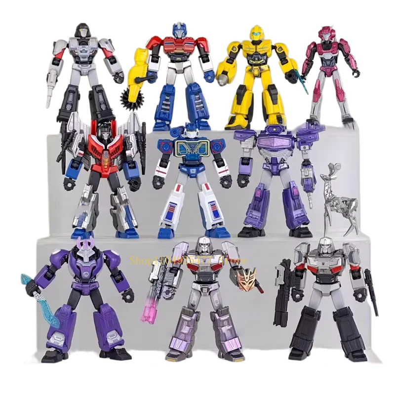 

Новые фигурки BLOKEES Transformers Stars Edition GV07: Альфа Трион, Шоквейв, Саундвейв, Мегатрон, Автоботы — коллекционные украшения