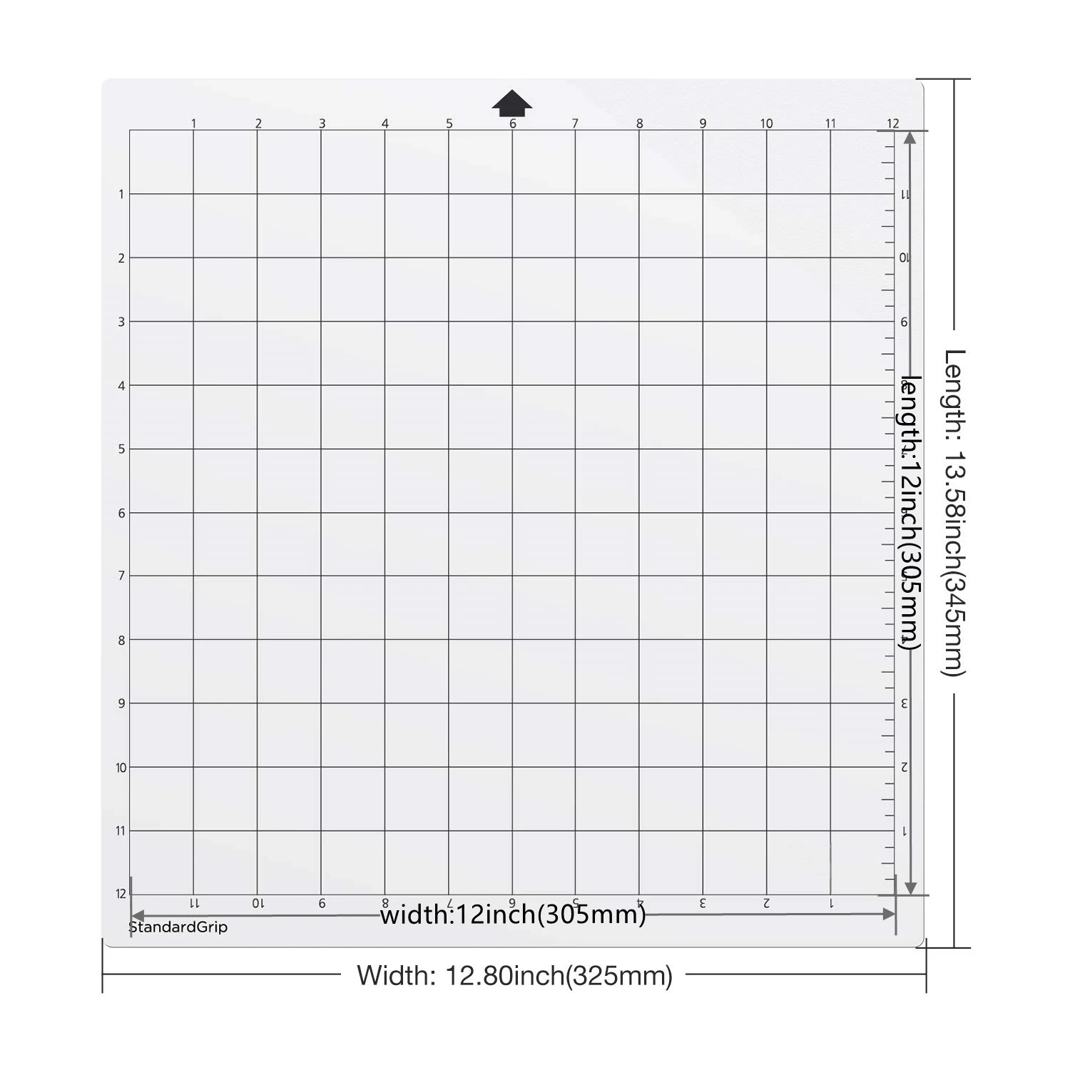 3/5Pcs StandardGrip Cutting Mat for Silhouette Cameo 4/3/2/1(Sizes: 12inX12in) view 3
