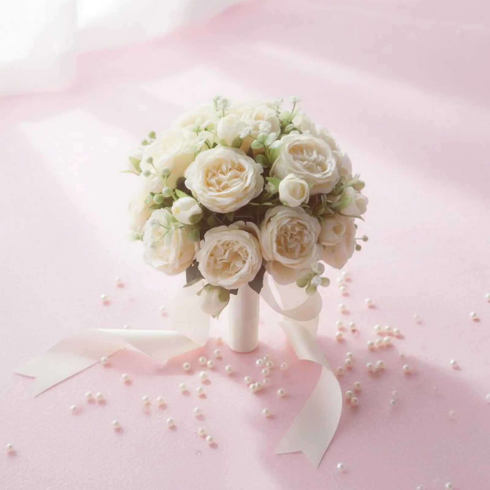 Wedding Floral Arrangement Prop Romantic Wedding Floral Arrangement Event Decoration Lifelike Vintage Design for Brides