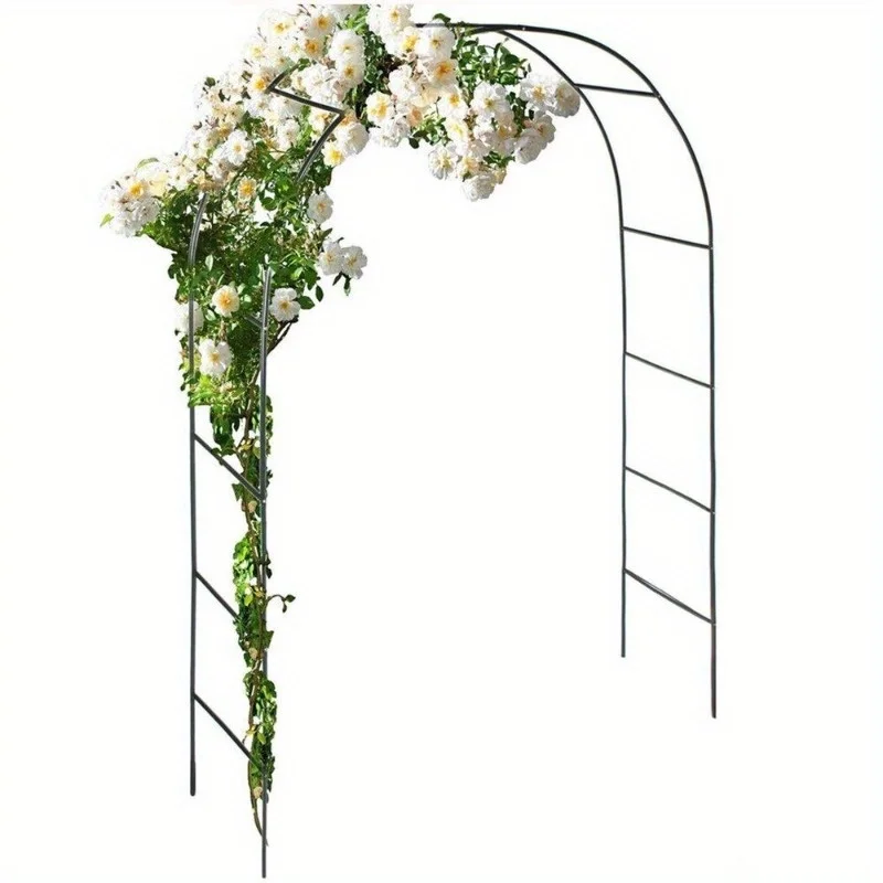 Rustproof Metal Garden Patio Arch Rose Arbour Archway Climbing Plant Trellis US