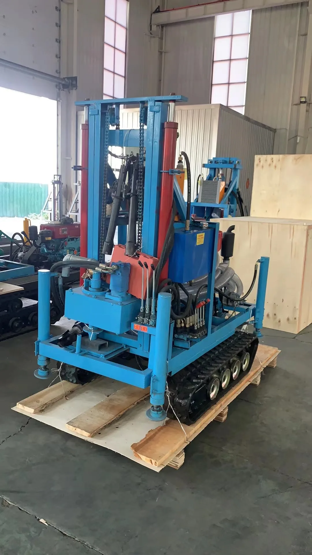 Perforatrici cingolate idrauliche per pozzi d'acqua poco profonde - Profondità personalizzata da 150 m a 250 m