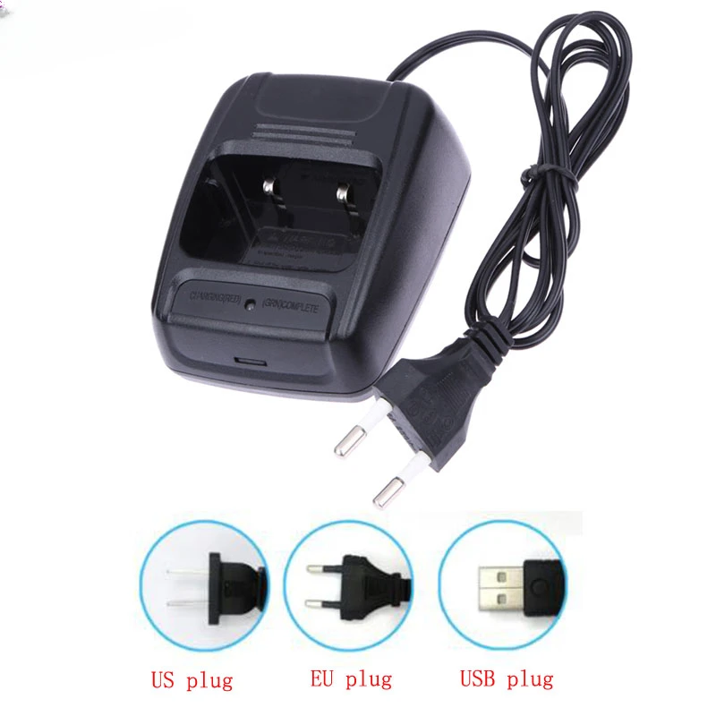 

Baofeng BF- 888S Li-ion Radio Battery Charger AC 100-240v USB for Baofeng BF-777S BF-666S Retevis H777 Walkie Talkie