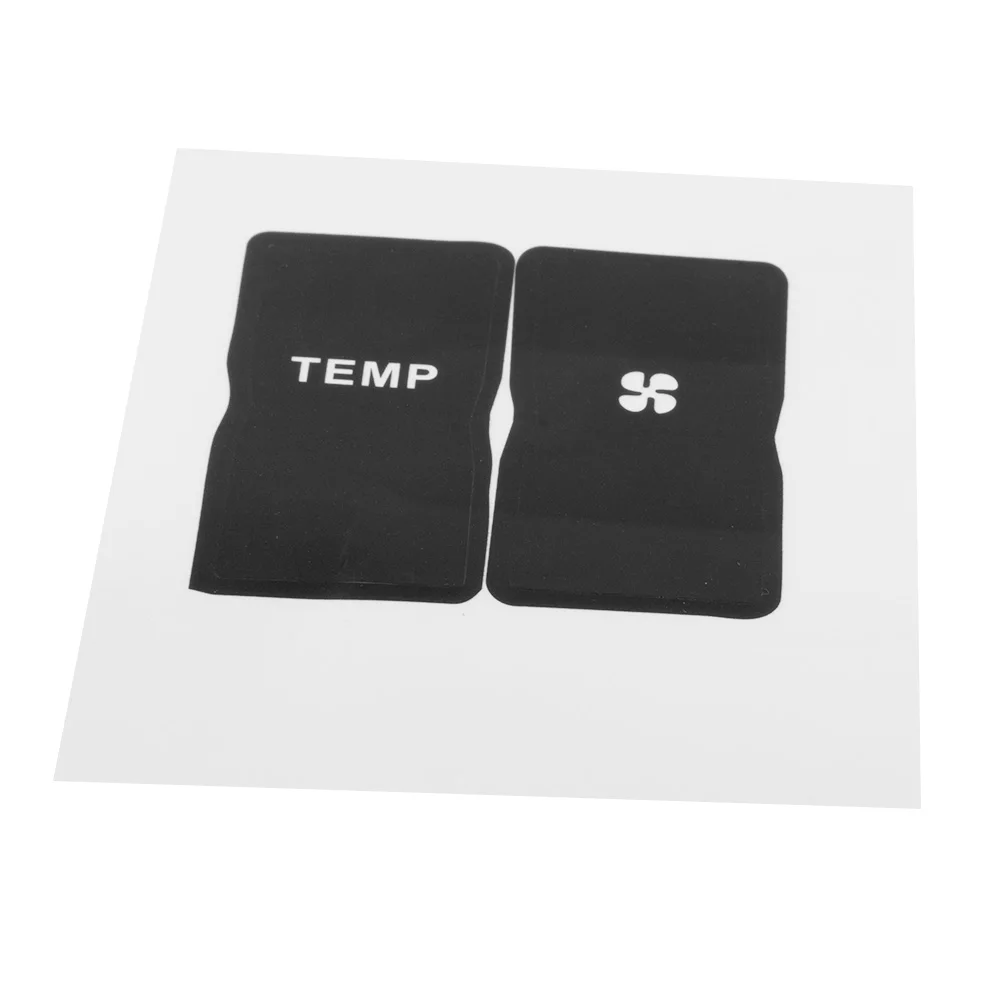1pc Car A/C Climate Control Button Repair Decals Stickers For Porsche For Boxster 987 911 Interior Car Truck Accessories