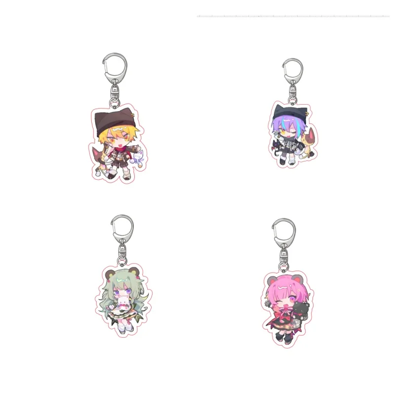 Anime Project Sekai Colorful Stage Nightcord  Acrylic Key Chain Keyring Strap Figure Hanging Accessories Keychain Charm Pendant