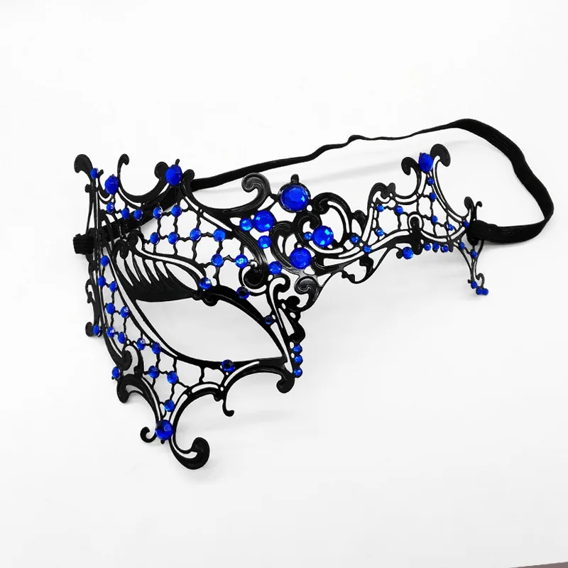 قناع رقص نصف وجه معدني للحفلات التنكرية قناع تنكري للحفلات التنكرية للحفلات الراقصة