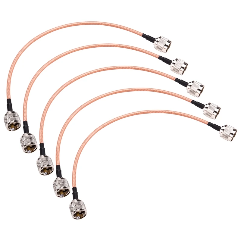 PL259/UHF Female To N Male Adapter RG142 Low Loss Coaxial Cable For 4G LTE/Wifi Antenna,Wireless Router,Ham Radio