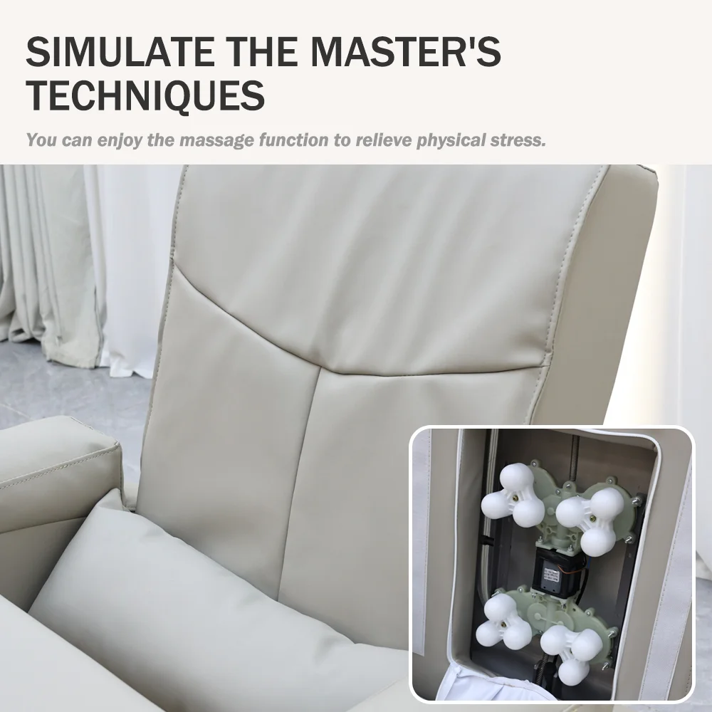 Luxury Electric Reclining Pedicure Foot Spa Chair No Plumbing Nail Salon Equipment image 5
