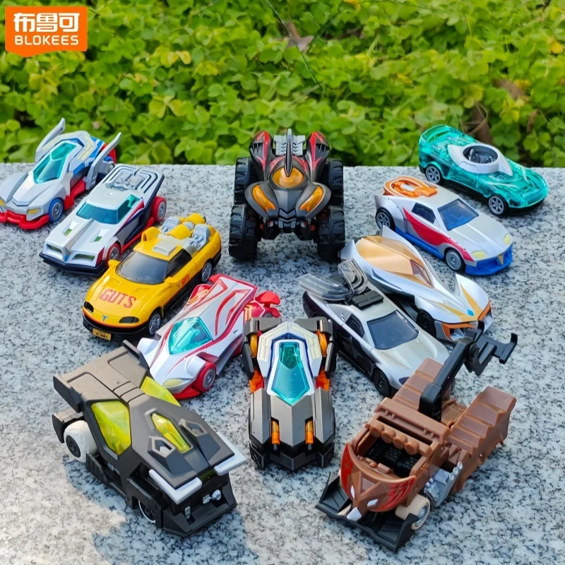 

Original Blokees Ultraman Car C01 Figures Series Blind Box Tiga Zero Anime Peripheral Collection Ornament Toys Gifts for Boys