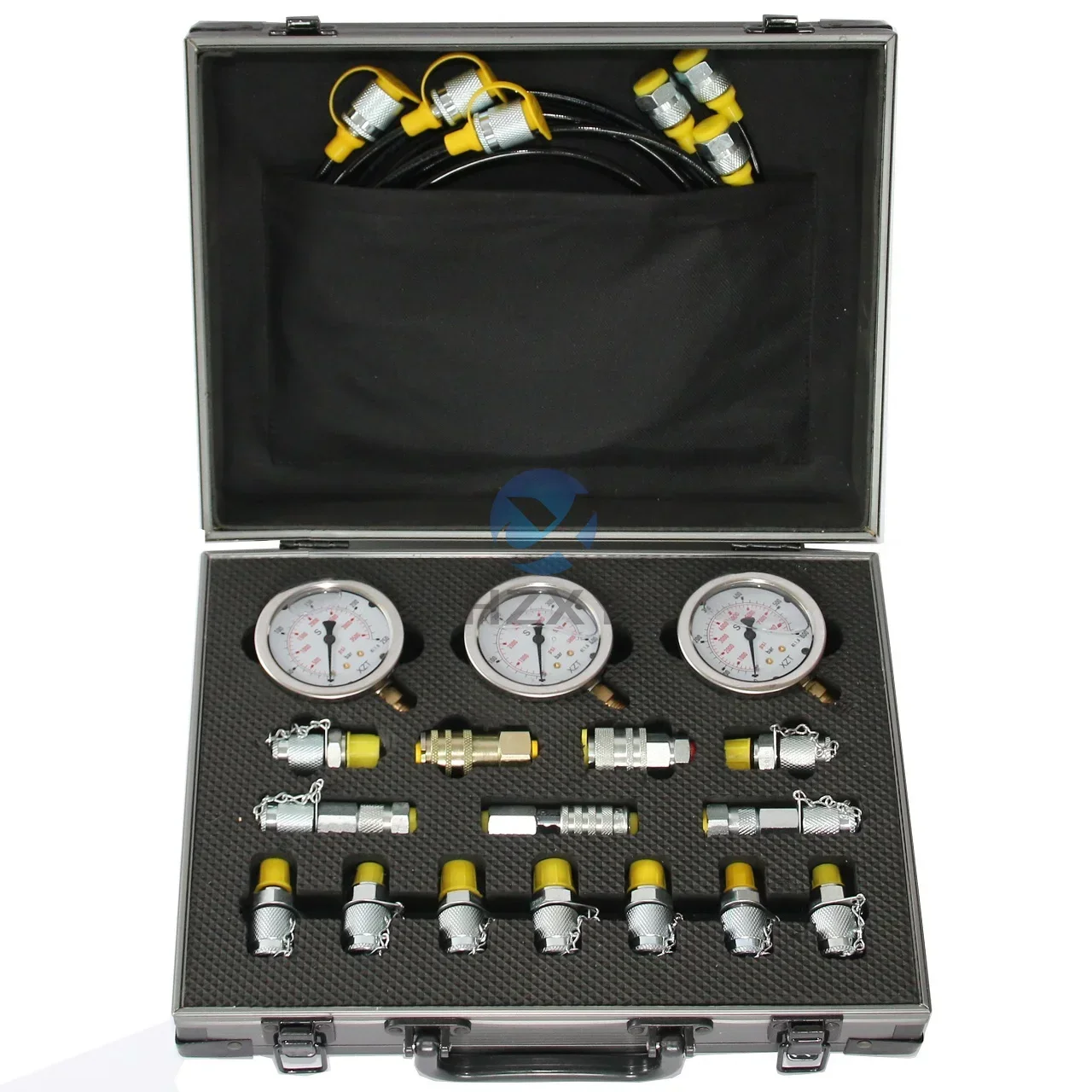 XZTK-60MC Excavator Hydraulic Diagnostic Test Kits Pressure Gauge Test Hydraulic Tool Kit