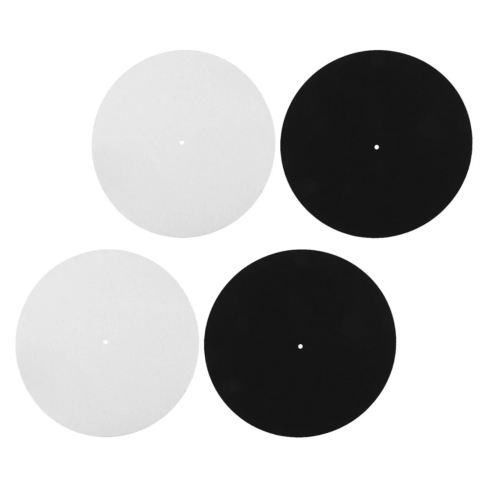 4Pcs Turntable Platter Mat Felt 12 Inch Anti-Static Non-Slip Vinyl Record Player Slipmat for Dj Home Audio Turntable Platter Mat