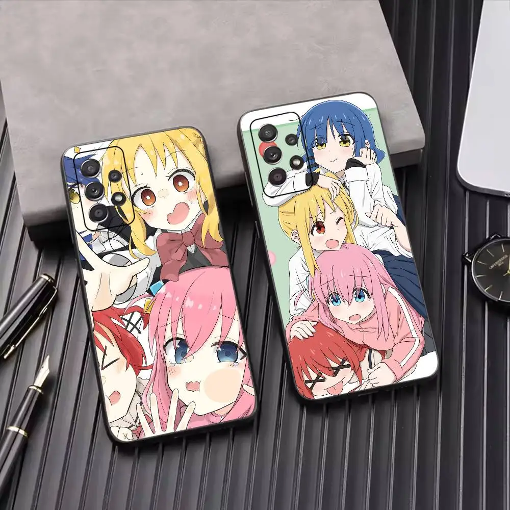 Hot Bocchi The Rock Hitori Gotoh Phone Case For Samsung S25,S24,S21,S22,S23,S30,Ultra,S20,Plus,Fe,Soft Silicone Black Cover