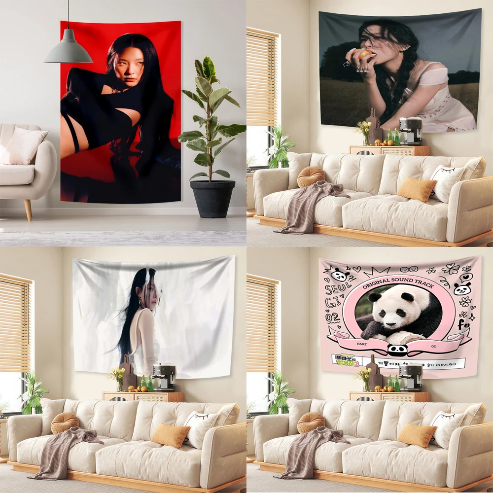 Kpop Group  Seul Gi Chart Tapestry Art  Room Home Decor Cheap Hippie Wall Hanging Bohemian Tapestry Bohemian Wall Tapestries Man