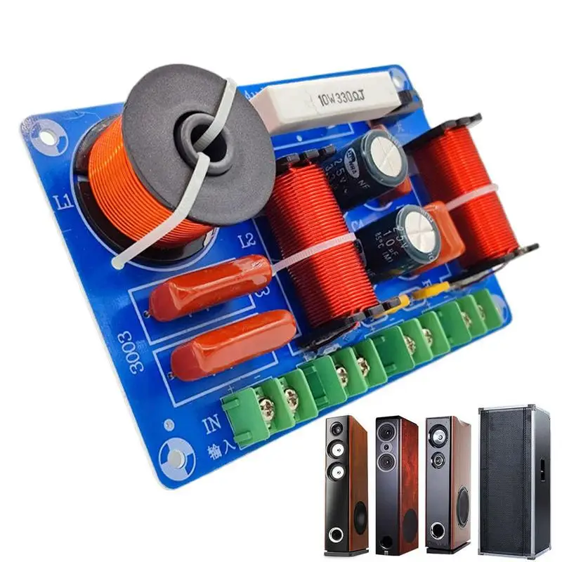 

Speaker Crossover Versatile Tweeter Speaker Crossover Multi-Way Compact High-Output Frequency Divider For Repair Maintenance