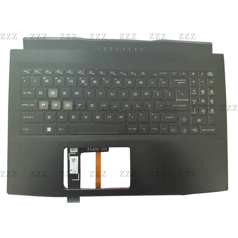ZZ PalmRest&SP No Backlit Keyboard For MSI Katana 15 B12VG B12VF B12VE B13UD B13V