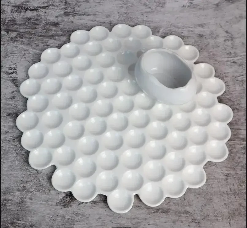 

Irregular Honeycomb Plate Ceramic Tableware Kitchen Cake Dessert Hotel Restaurant Decor Steak