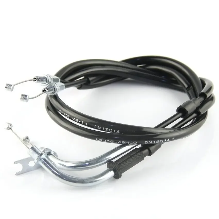 Motorcycle Throttle Control Cable Steel Wire Set for Suzuki GW250 Inazuma 2014-2017 58300-48HA0 58300-48HE0 - Image 5