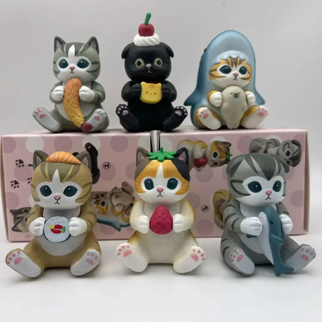 

Лидер продаж Mufosand Fuzzy Puffy Cat Blind Box Series Kawaii Angel Фигурка Милая Коллекционная Модель Идеальный Подарок Для Любителей Кошек