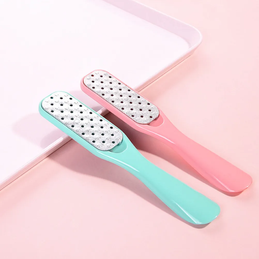 3Pcs Concave Handle Double-Sided Nail File for Professional Learner Manicuring Surface Sanding Polish Removal Nail Art Buffer