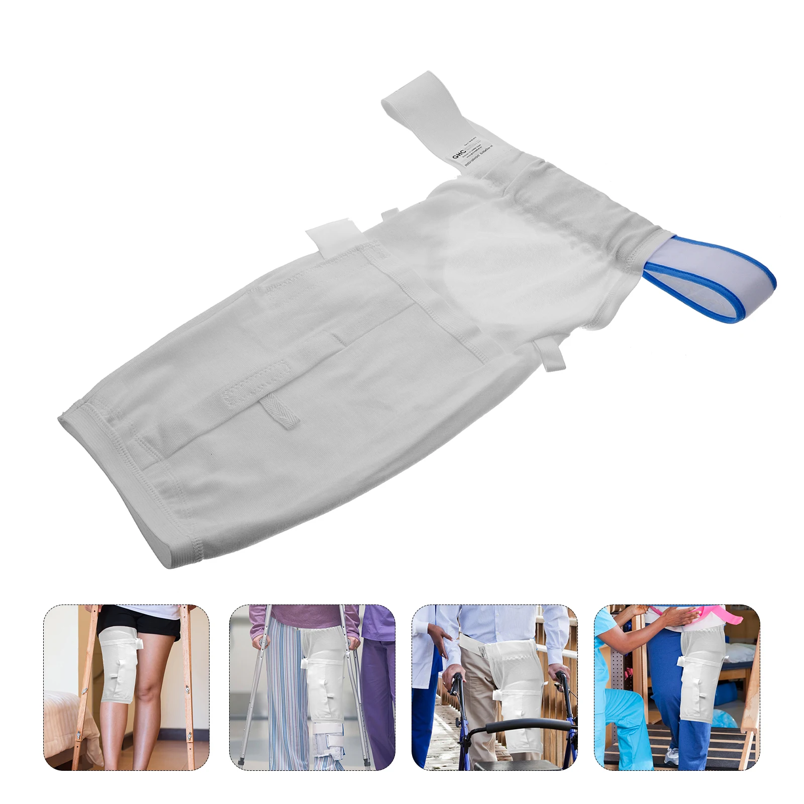 

Leg Urinary Bag Strap Adjustable Elastic Band Catheter Fixation Support Comfortable Breathable Care Health Supply
