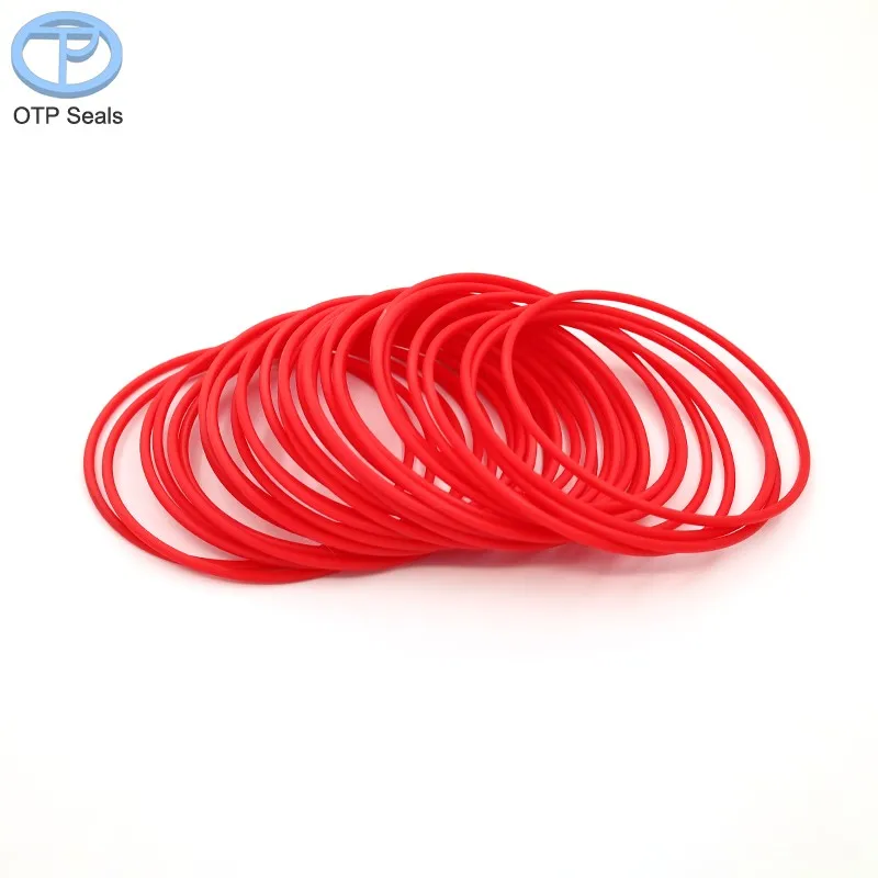 Selos de anel de vedação PU 104,4 * 3,5 mm ID * CS Tornado de poliuretano vermelho O-Ring Especificações Seção transversal atacadistas personalizados de fábrica